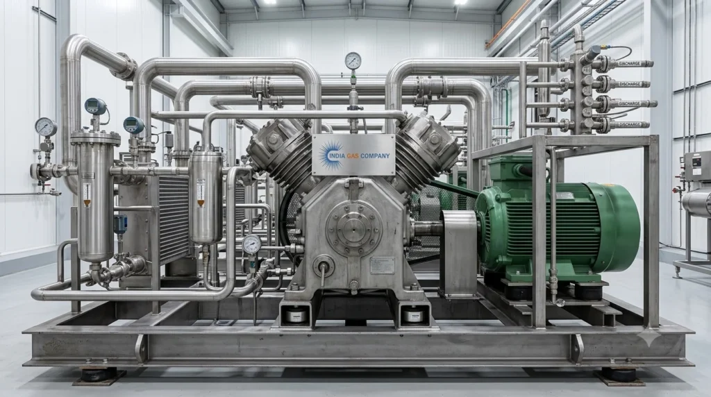 Industrial CO2 gas scrubber for CO2 purification