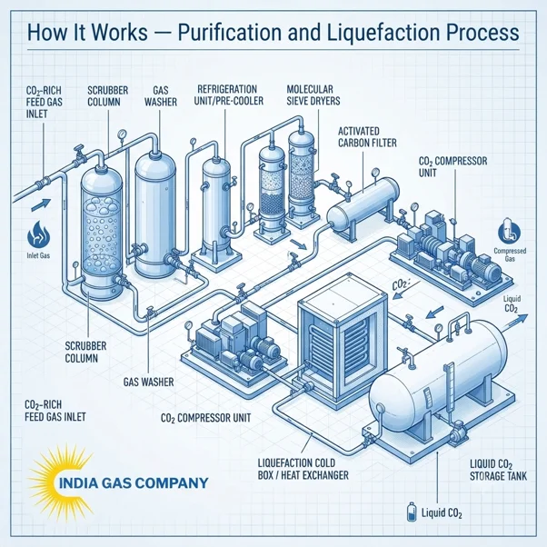 How Does a CO2 Gas Generation Plant Work? How Does a CO2 Gas Generation Plant Work?